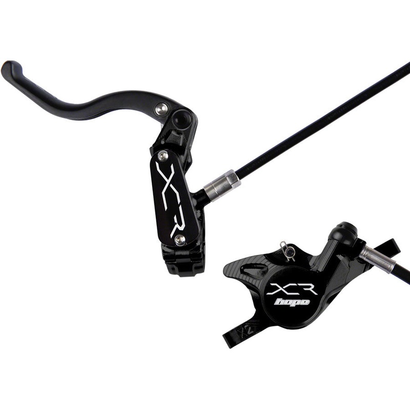 Hope XCR Pro X2 Disc Brake and Lever Set - Front Hydraulic Post Mount Black