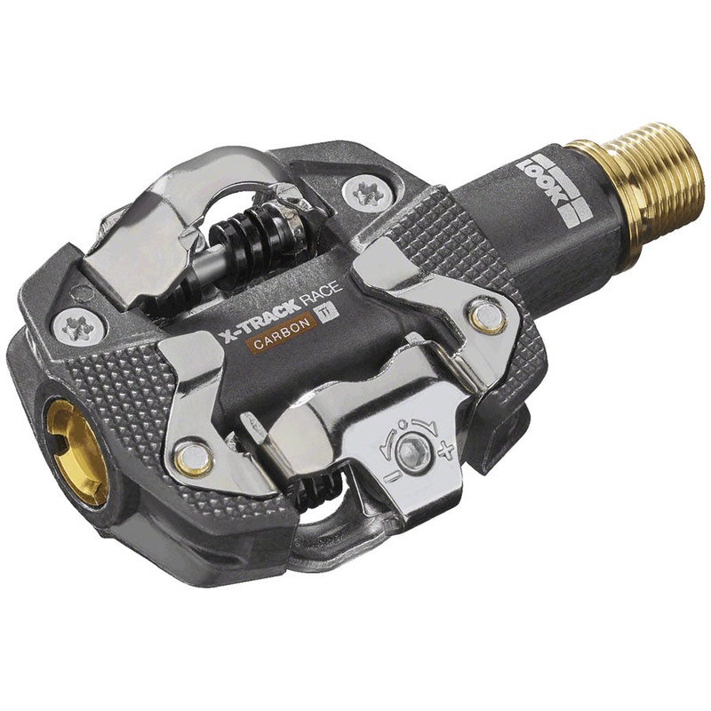 LOOK X-TRACK RACE CARBON Ti Pedals - Dual Sided Clipless Titanium 9/16" BLK