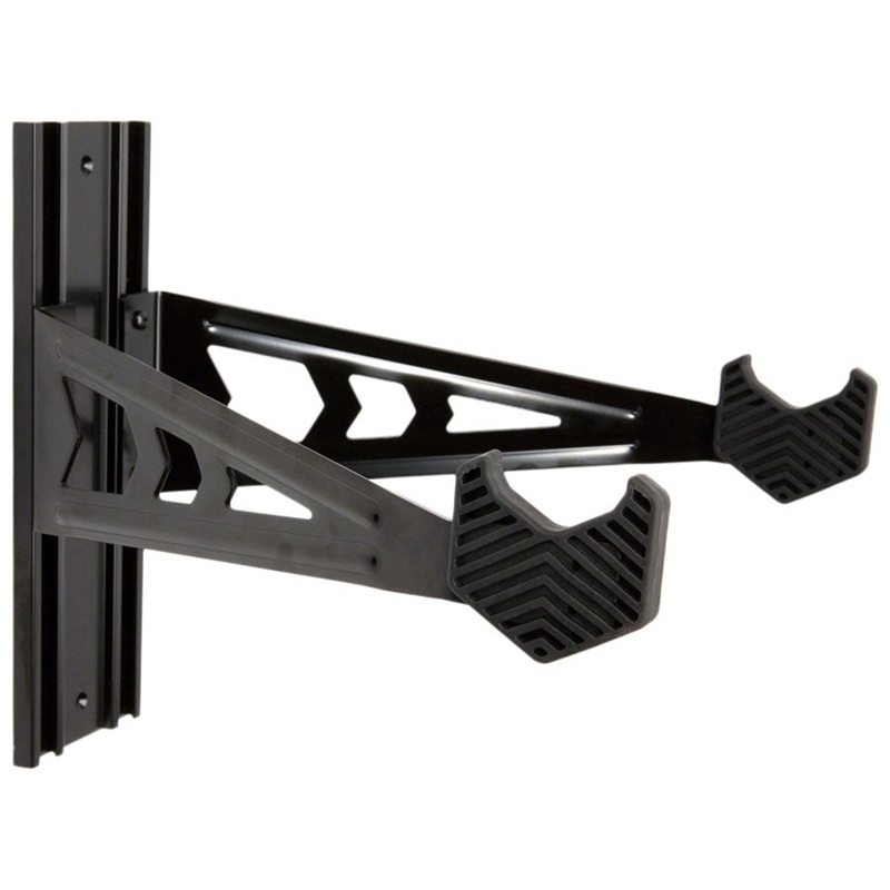 Feedback Sports Wall Rack Display Stand - 1-Bike Wall Mounted Black