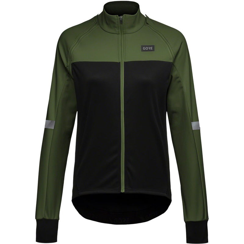 Gorewear Phantom Jacket - Black/Green Womens Small