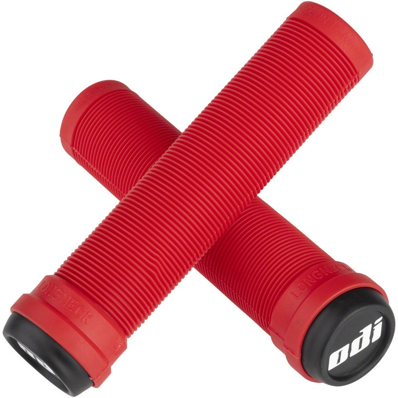ODI Flangeless Longneck Grips - Red