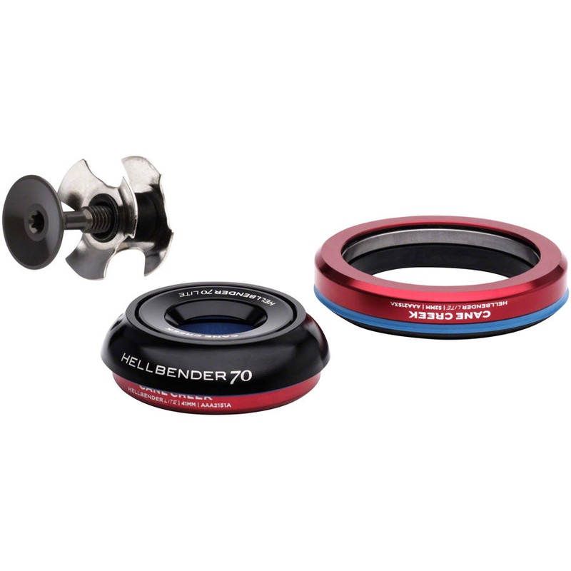 Cane Creek Hellbender 70 Lite Headset - IS41/28.6/H9|IS52/40 B Tapered Black