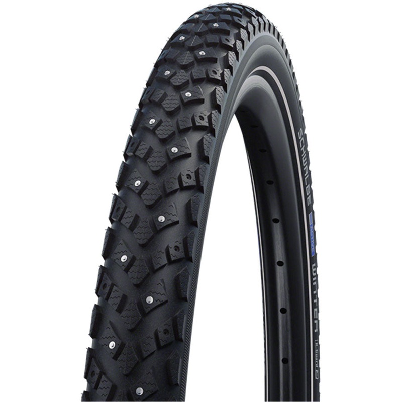 Schwalbe Winter Tire - 700b x 38 / 28 x 1-1/2 Clincher Wire BLK K-Guard Winter 116 Studs