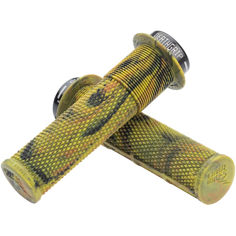 DMR DeathGrip Flanged Grips - Thin Lock-On Camo