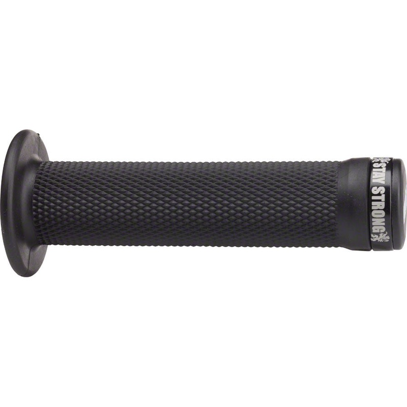 ODI Stay Strong Grips - Black Lock-On Flange