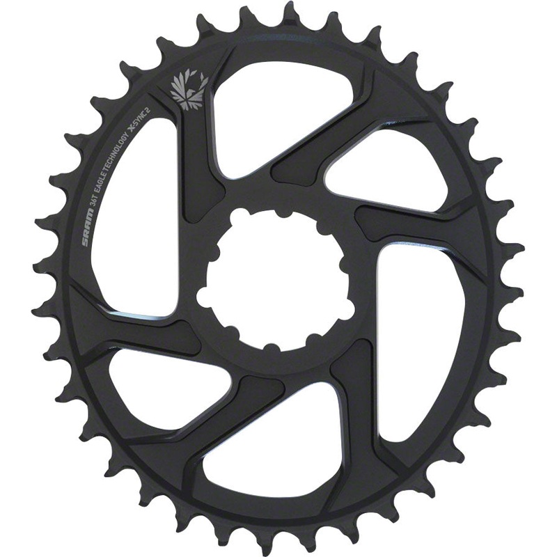 SRAM X-Sync 2 Eagle Direct Mount Oval Chainring - 34 Tooth 3mm Boost Offset 12-Speed BLK