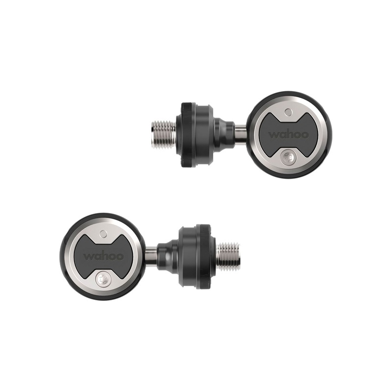 Wahoo Fitness Power Zero Single-Sided Power Pedals - Dual Sided Clipless Composite 9/16" BLK Pair Single-Sensing Speedplay