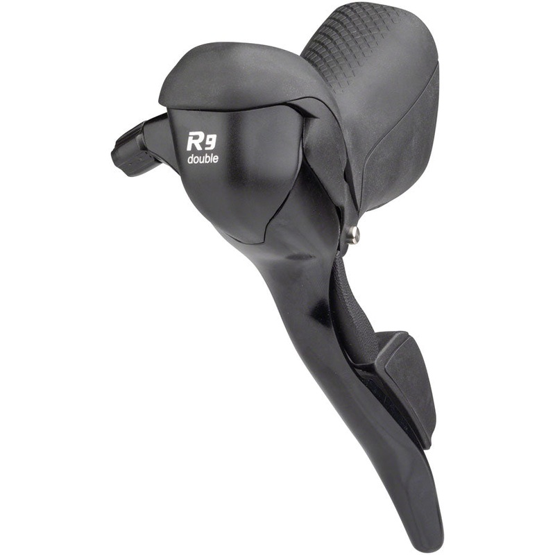 microSHIFT R9 Left Drop Bar Shift Lever - Double Shimano Compatible Black