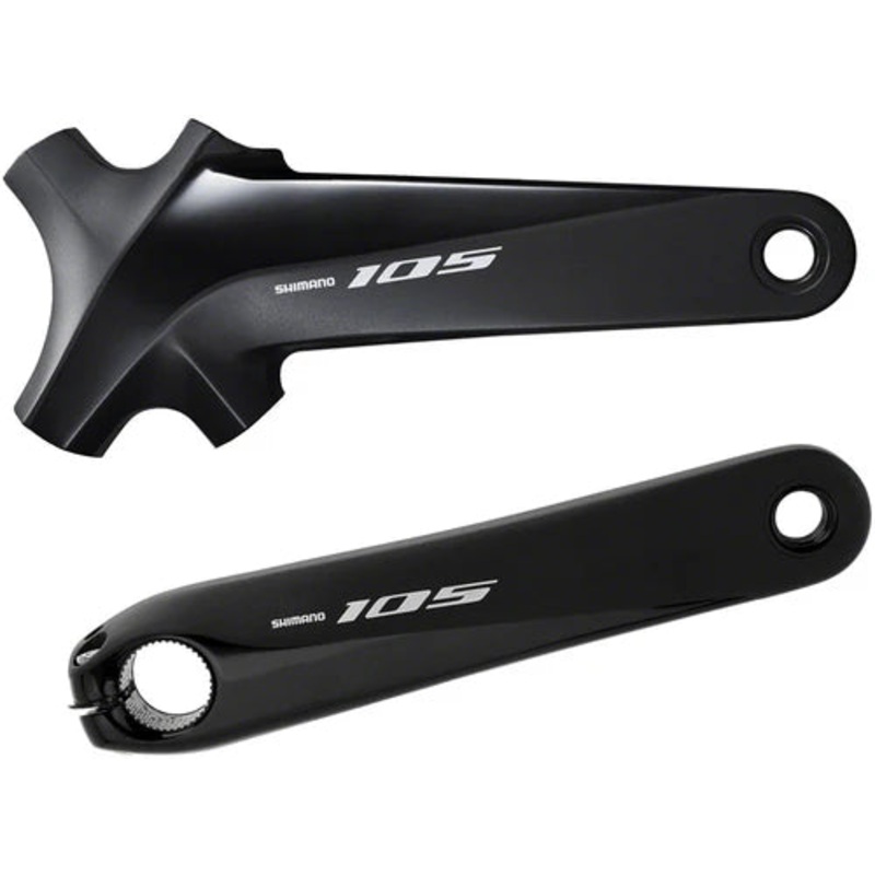 Shimano 105 FC-R7000 Crankset - 170mm 11-Speed W/O Rings 110 BCD Hollowtech Crank Arms Hollowtech II Spindle Interface BLK