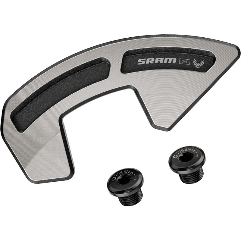 SRAM XX Eagle T-Type Single Ring Impact/Bash Guard Kit - For 34t Chainring D1