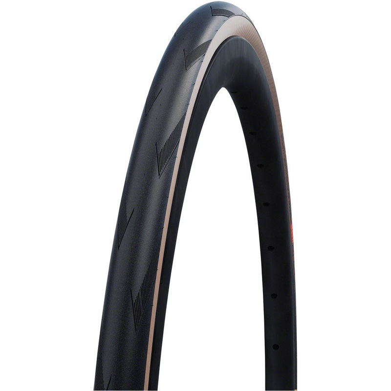 Schwalbe Pro One Tire - 700 x 25 Tubeless Folding BLK/Transparent Evolution Super Race Addix Race V-Guard
