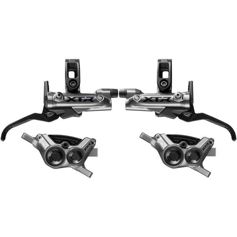 Shimano XTR M9220 Enduro Disc Brake Upgrade Kit - Right Left BL-M9220 Levers Post Mount Front Rear BR-M9220 4-Piston Calipers