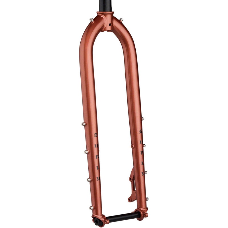 Surly Dinner Fork - 29" 15x110mm Thru-Axle 1-1/8" Straight Steerer 485mm Axle To Crown Steel Chester Copperpot