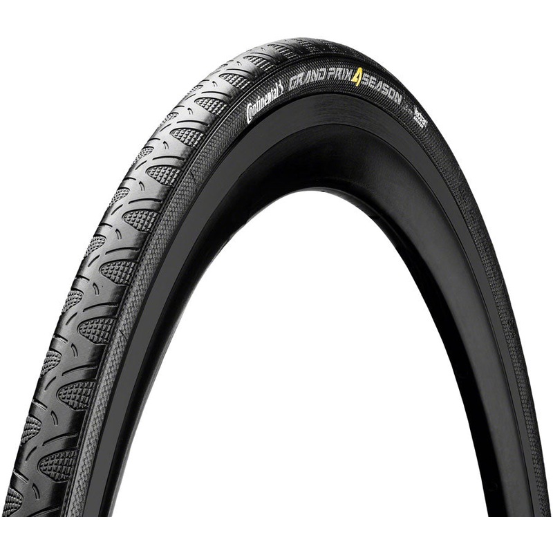 Continental Grand Prix 4-Season Tire - 700 x 23 Clincher Folding BLK Edition Vectran Breaker DuraSkin