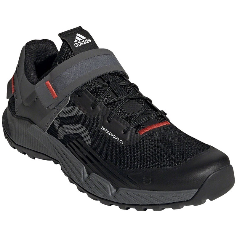 Five Ten Trailcross Mountain Clipless Shoes - Womens Core BLK/Gray Three/Red 7.5