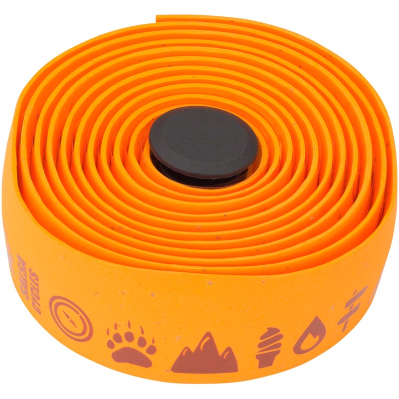 Salsa Glyph Gel Cork Bar Tape - Orange