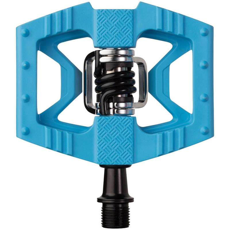 Crankbrothers Double Shot 1 Pedals - Dual Sided Clipless Platform Composite 9/16" Blue