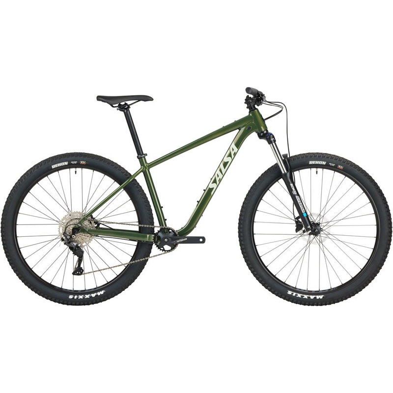 Salsa Rangefinder Deore 10 29 Bike - 29" Aluminum Dark Moss Green Large