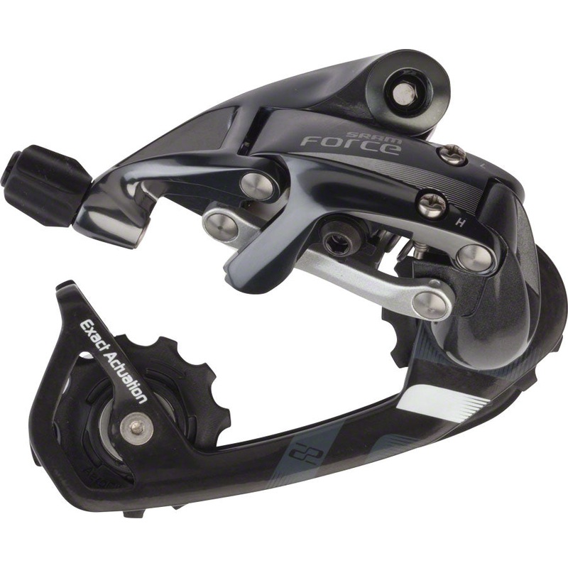 SRAM Force 22 WiFli Rear Derailleur - 11 Speed Medium Cage Black