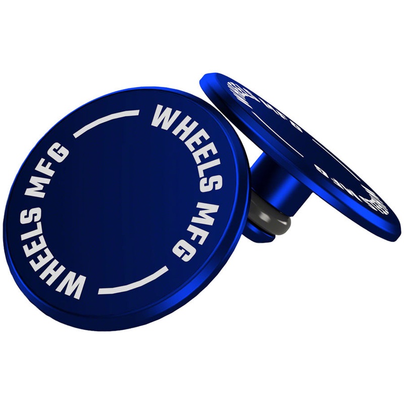 Wheels Manufacturing Wheels Manufacturing Standard Thru Axle Cap Set - Blue
