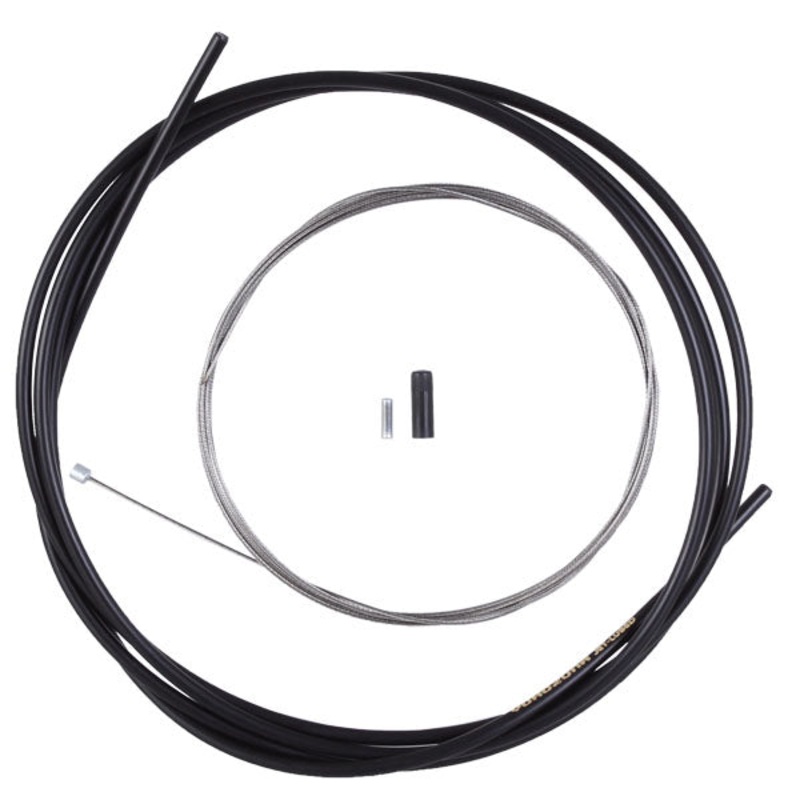 Yokozuna Premium 1x Cable/Housing Kit 4mm/1.2mm - R Set Blk