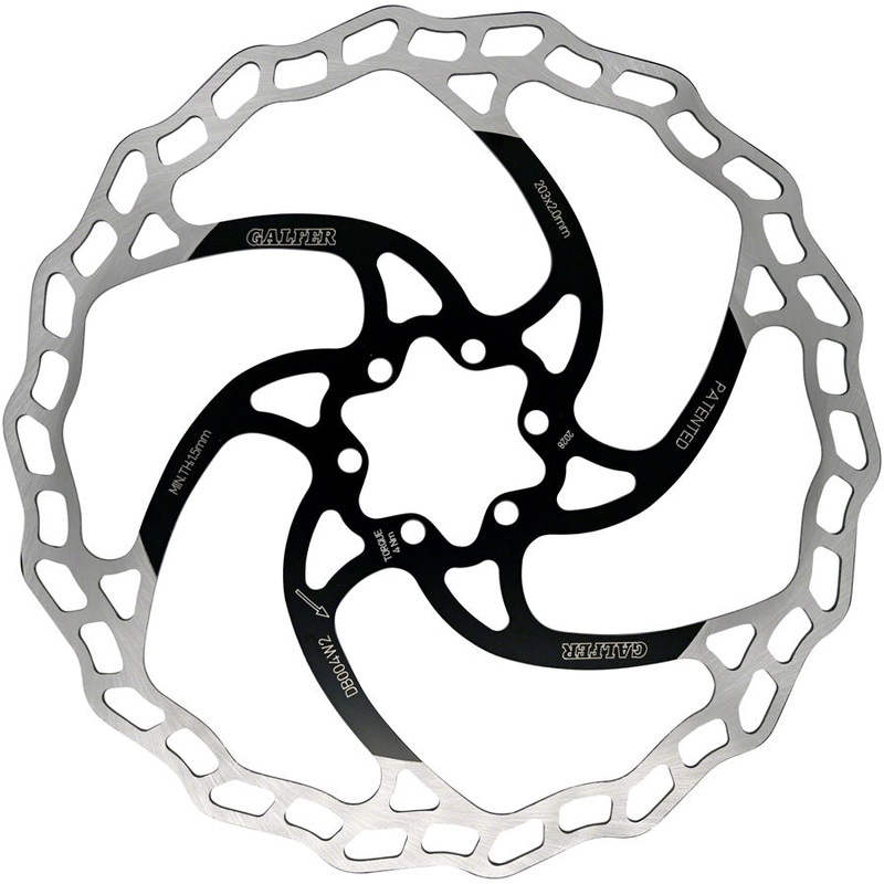 Galfer MTB/E-Bike Disc Brake Rotor - 203mm 6-Bolt 2.0mm