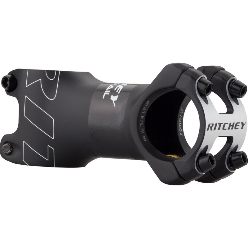 Ritchey WCS Trail Stem - 70mm 31.8 Clamp +/-0 1 1/8" Aluminum Blatte