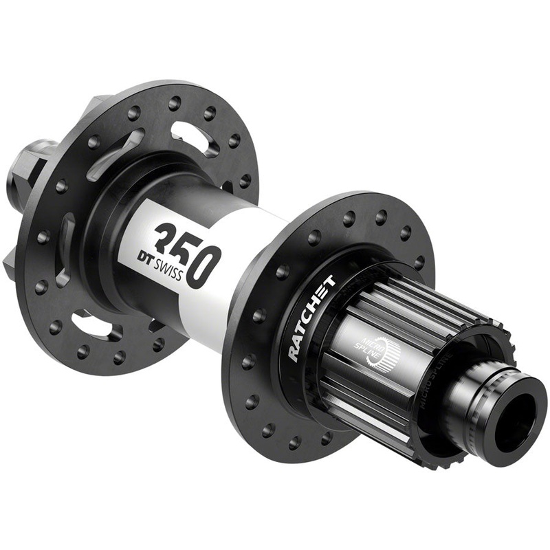 DT Swiss 350 Rear Hub - 12 x 157mm 6-Bolt Micro Spline Black 32H 36pt