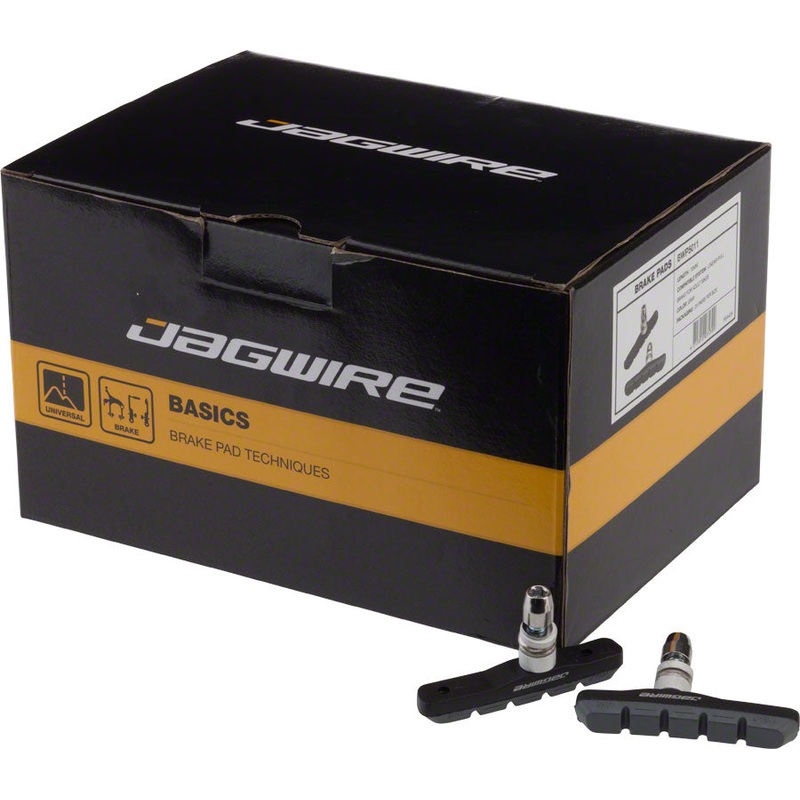 Jagwire Mountain Sport Brake Pads Threaded Post Box of 25 Pair Gray