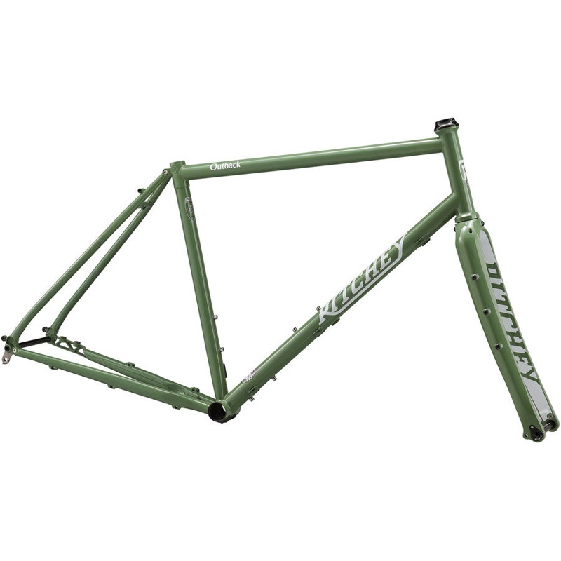 Ritchey Outback Frameset - 700c/650b Steel Winter Sage X-Small