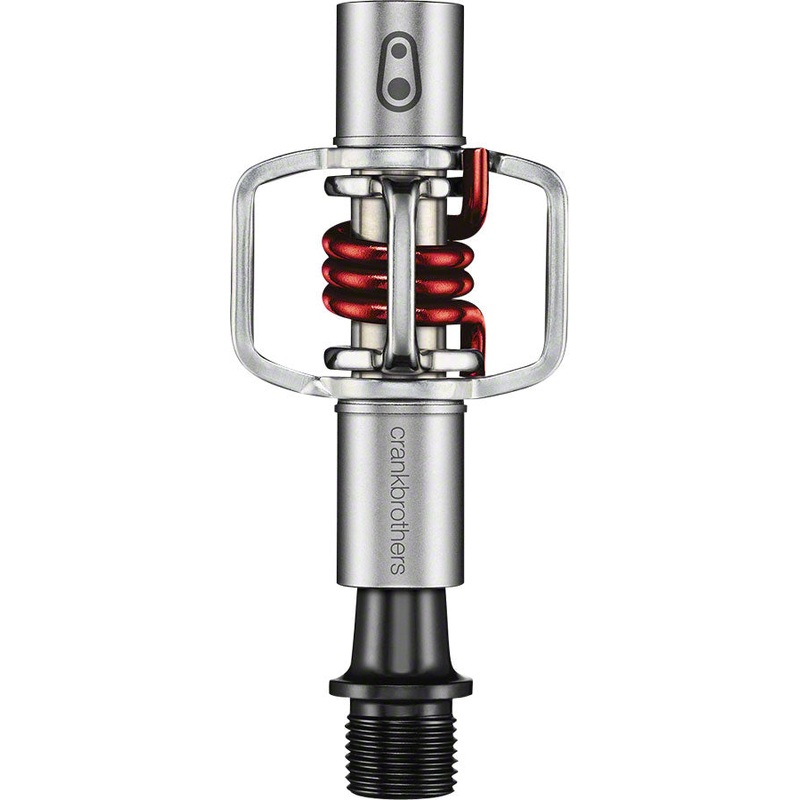 Crankbrothers Egg Beater 1 Pedals - Dual Sided Clipless Wire 9/16" Red