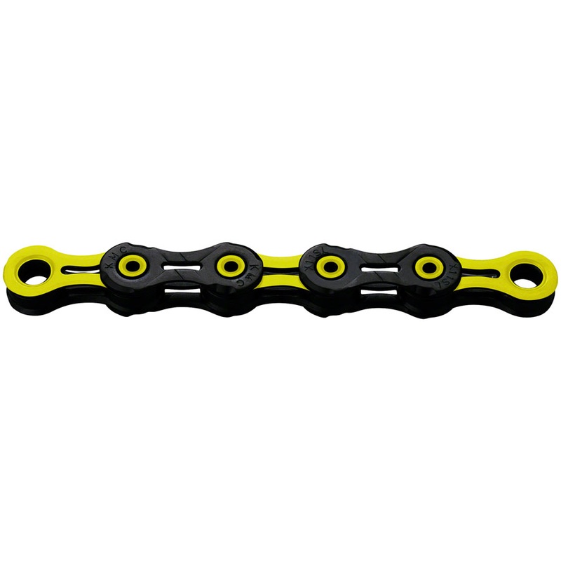 KMC DLC 11 Chain - 11-Speed 118 Links Black/Yellow