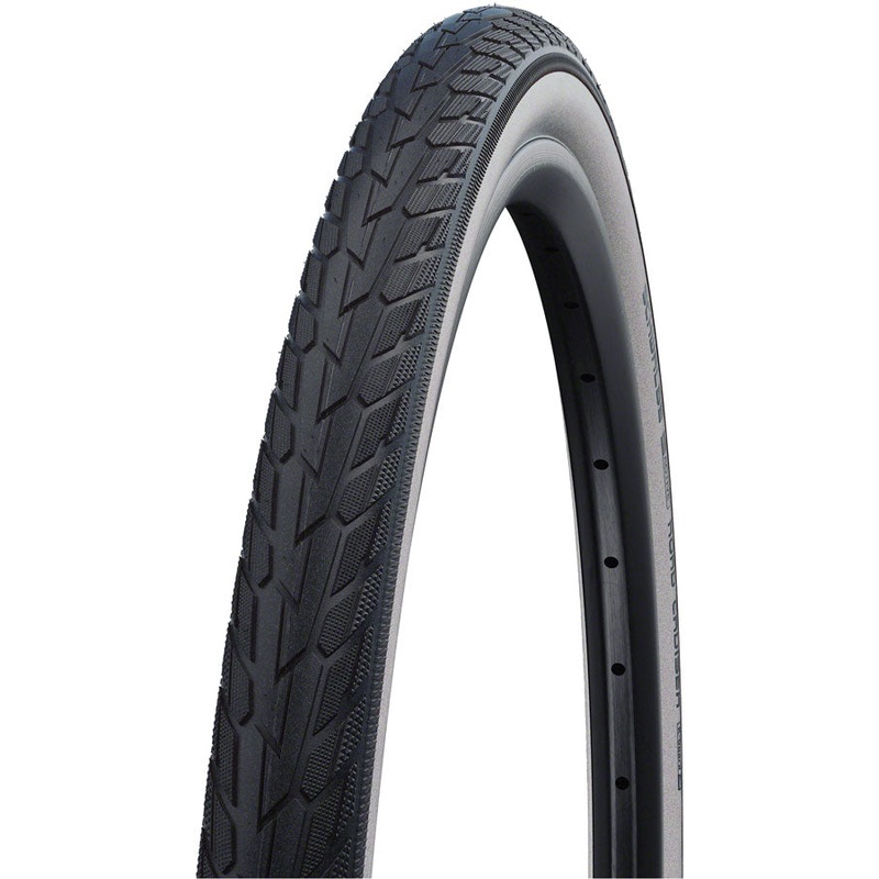 Schwalbe Road Cruiser Tire - 26 x 1.75 Clincher Wire White/BLK K-Guard Green