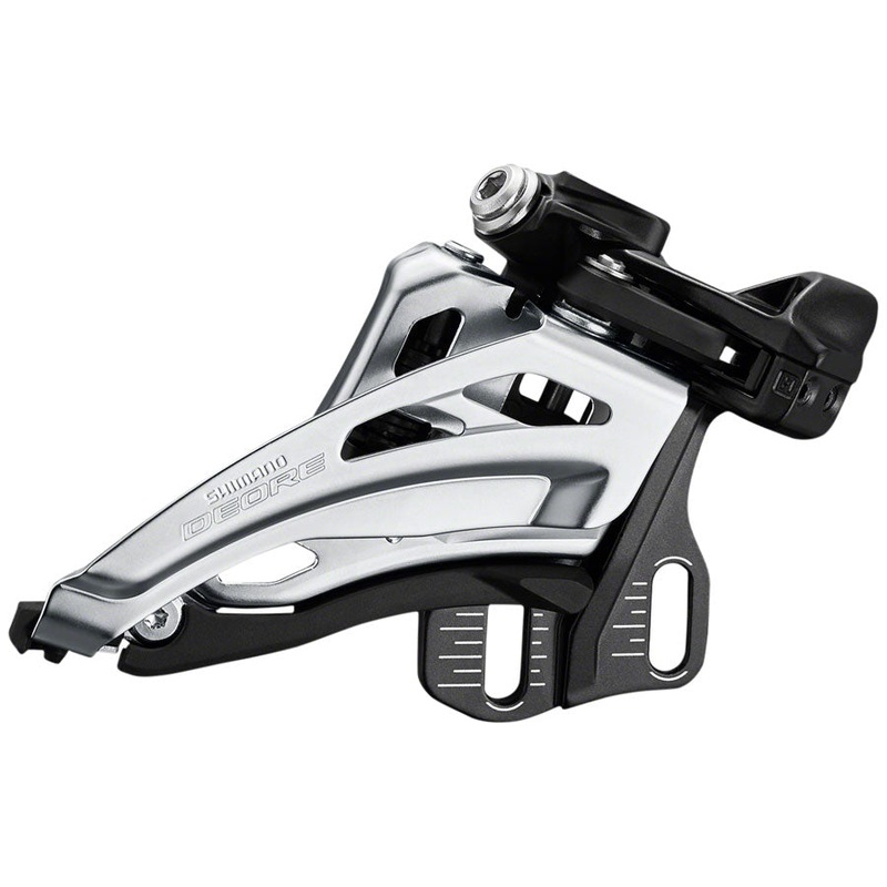 Shimano Deore FD-M6000-E 10-Speed Triple Side-Swing Front-Pull E-Type Front Derailleur