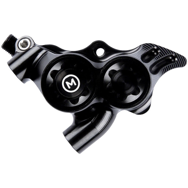 Hope RX4+ Disc Brake Caliper - Flat Mount Mineral Oil Black