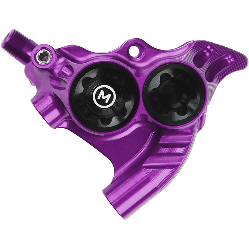Hope RX4+ Disc Brake Caliper - Rear Flat Mount Direct +20mm Mineral Oil Purple