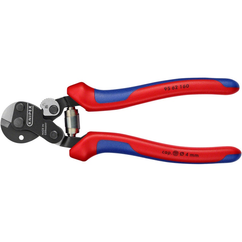 Knipex Wire Rope Shears - Burnished Forged Steel 6 1/4"