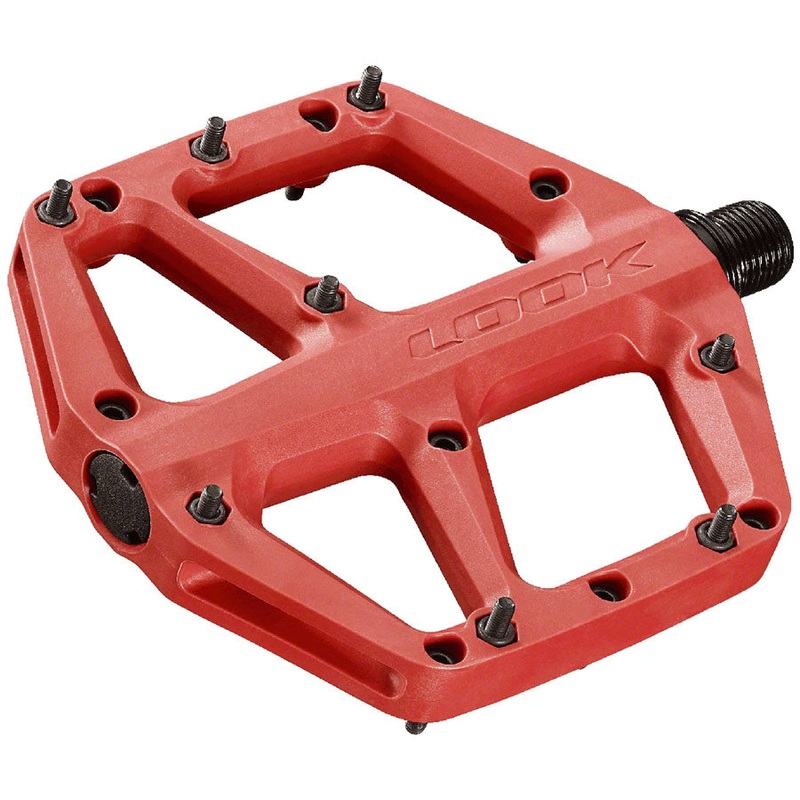LOOK Trail Fusion Pedals - Platform 9/16" Red