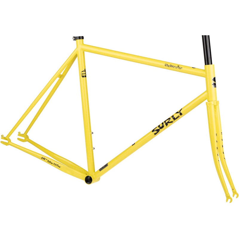 Surly Steamroller Frameset - 700c Steel Banana Candy Yellow 49cm
