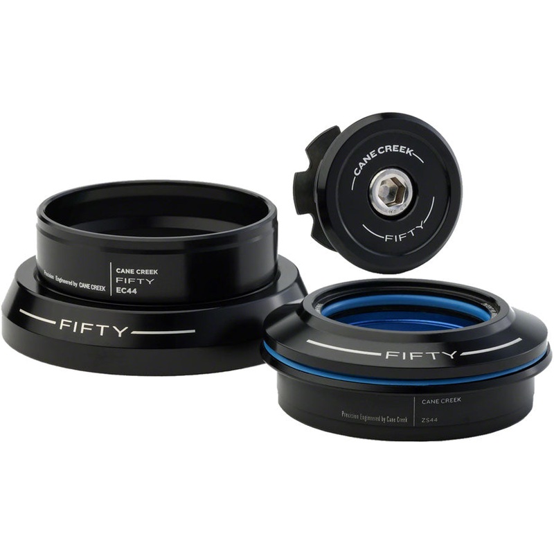 Cane Creek 50 Headset - ZS44/28.6/H8 Upper | EC44/30 Lower Tapered Black