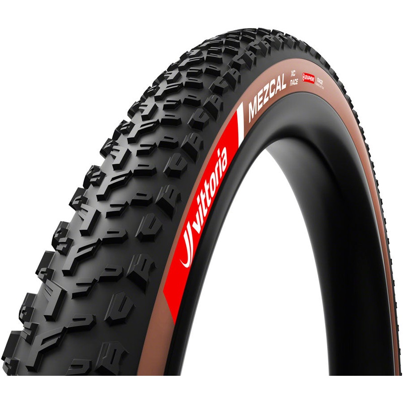 Vittoria Mezcal XC Race Tire - 29 x 2.25 Tubeless Folding Brown Graphene + Silica G2.0