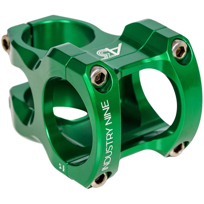Industry Nine A35 Stem - 32mm 35mm Clamp +/-5 1 1/8" Aluminum Green