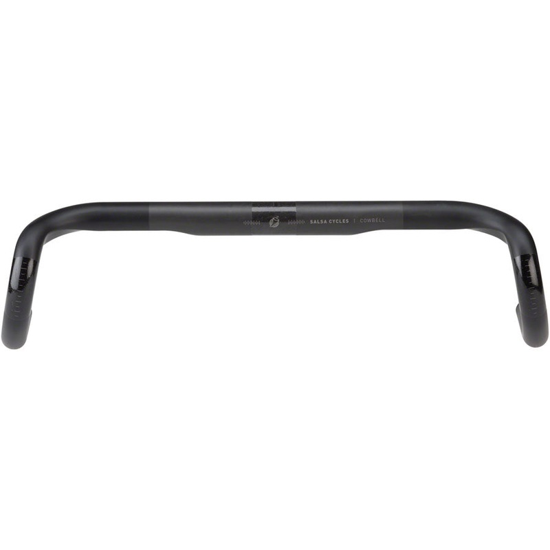 Salsa Cowbell Carbon Drop Handlebar - Carbon 31.8mm 44cm Black