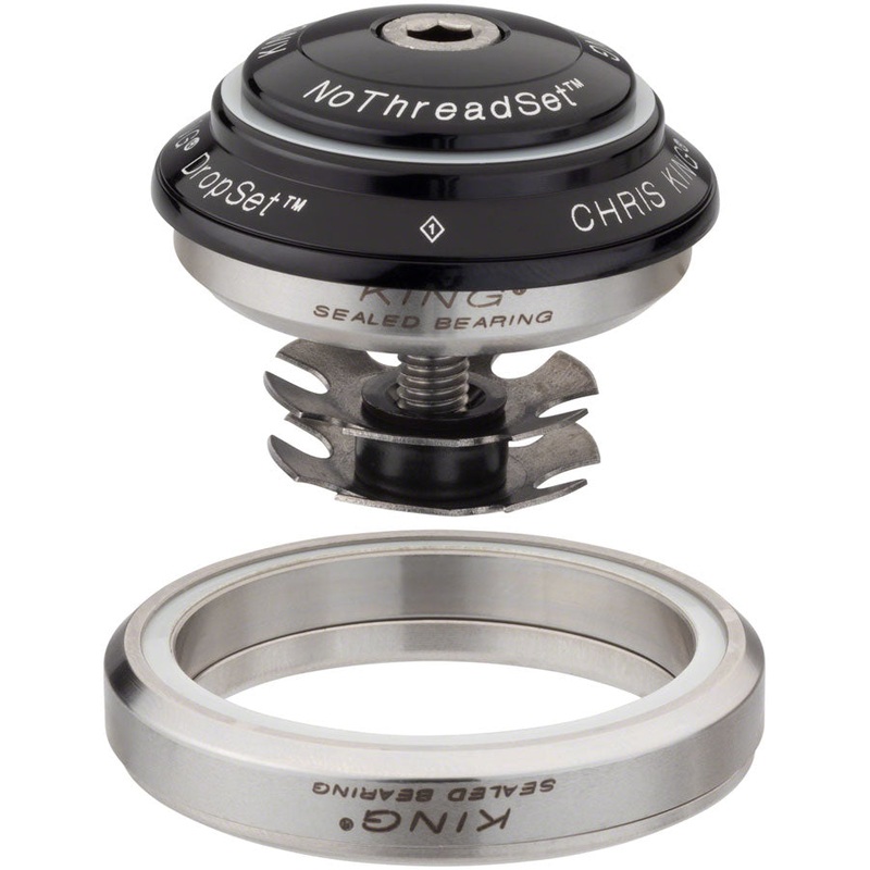 Chris King DropSet 2 Headset - 1-1/8 - 1.5" 42/52mm 45 Deg Black