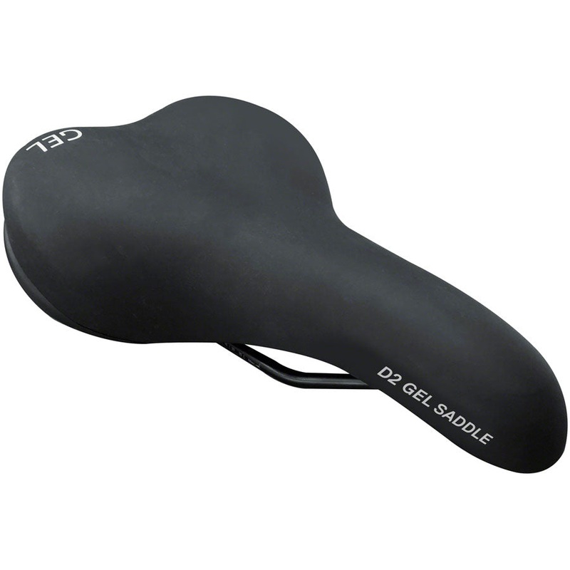 Delta D2 Comfort Gel Saddle - Steel Black