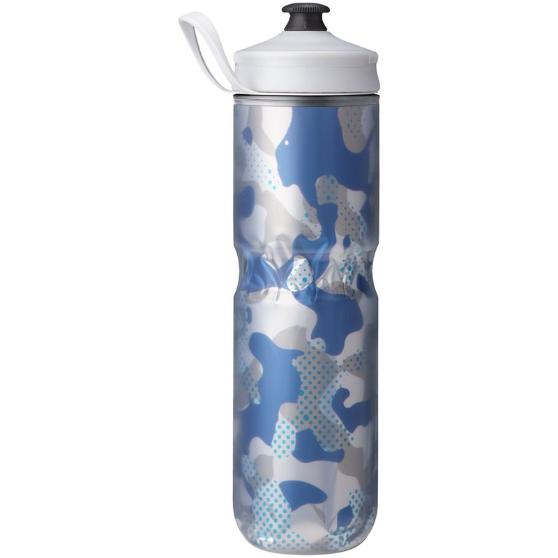 Hydrapak Polar Sport Contender Insulated Water Bottle - 24oz Blue