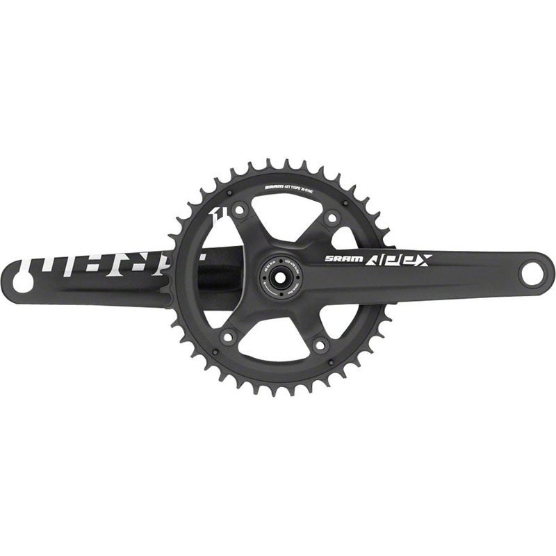 SRAM Apex 1 Crankset - 175mm 10/11-Speed 42t 110 Asymmetric BCD GXP Spindle Interface BLK