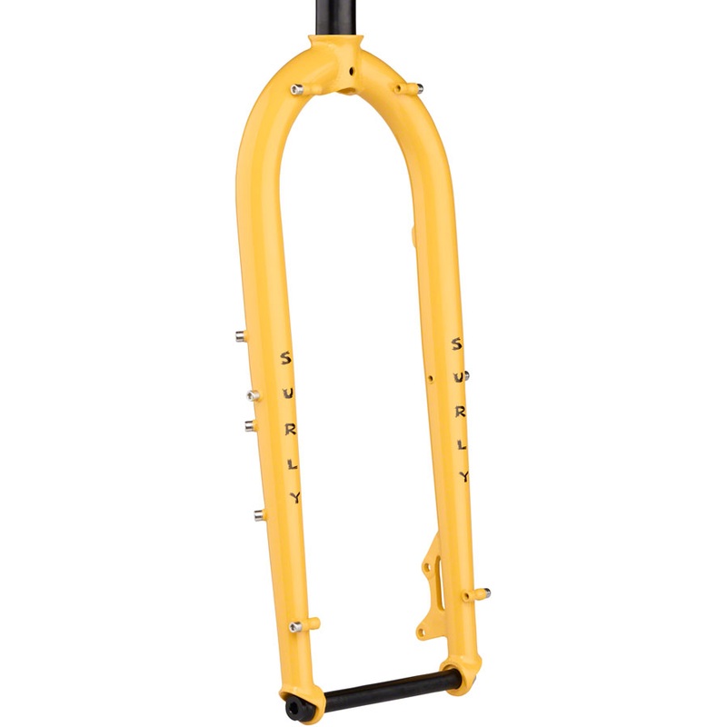 Surly Ice Cream Truck Fork - 26" 15x150mm Thru-Axle 1-1/8" Straight Steerer Steel Warm Cheese