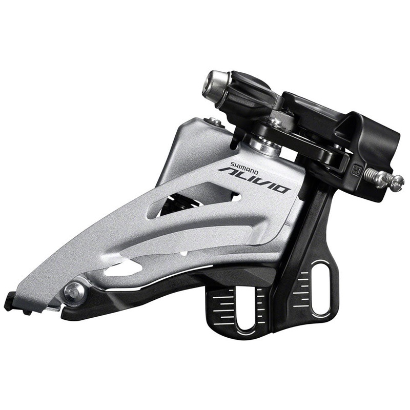 Shimano Alivio FD-M3120-E Front Derailleur - 2x9-Speed Side Swing Front Pull E-Type Mount 36t Max