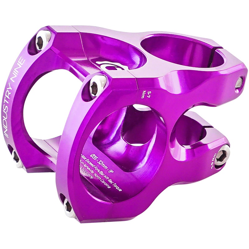 Industry Nine A35 Stem - 32mm 35 Clamp +/-9 1 1/8" Aluminum Purple